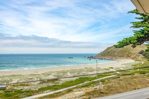 Beach nearby, black sand