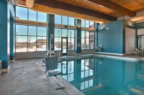 Indoor pool, seasonal outdoor pool