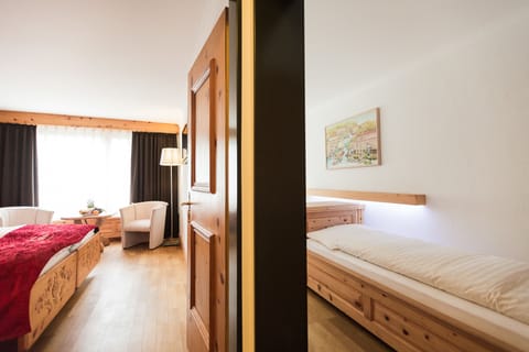 Family Quadruple Room, 1 Bedroom, Private Bathroom, River View | Premium bedding, pillowtop beds, minibar, in-room safe