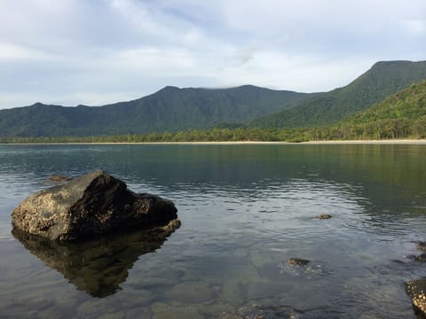 Beach nearby, white sand