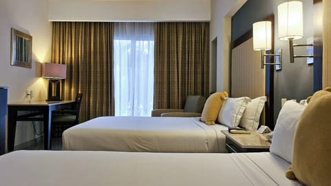 Executive Room, 2 Double Beds | Premium bedding, down comforters, pillowtop beds, in-room safe