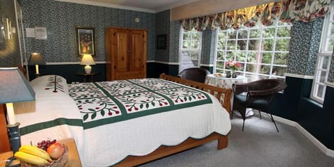 Evergreen Room | Premium bedding, down comforters, individually decorated