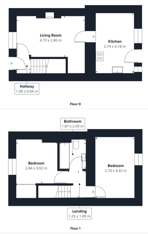 House | 2 bedrooms