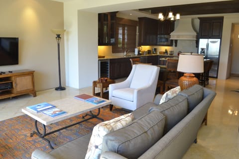 1 Bedroom Residence Ocean View | Living area | LCD TV, DVD player