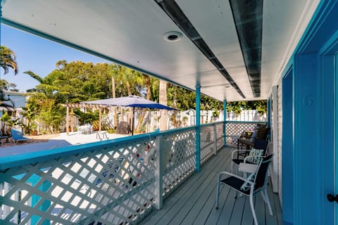 The Cabana, 2 Bedroom 2 Bath (1 King, 2 Twins) | Balcony view