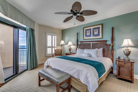 4 Bedroom Corner Suite | Premium bedding, in-room safe, blackout drapes, iron/ironing board