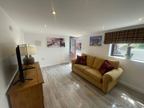 Standard Apartment | Living area | 40-inch LED TV with digital channels, toys