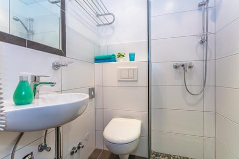 Shower, hair dryer