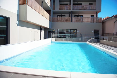 Indoor pool, seasonal outdoor pool