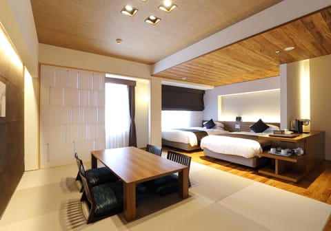 Luxury Japanese Western Room, Non Smoking | In-room safe, desk, free WiFi, bed sheets