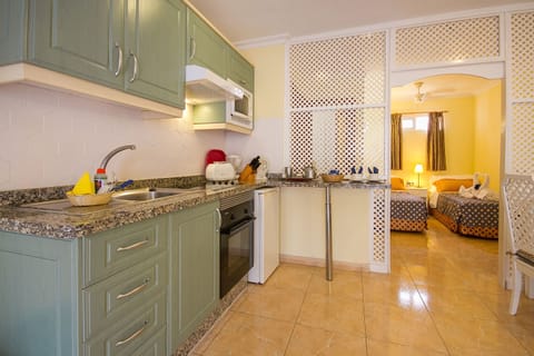 Studio | Private kitchen | Full-size fridge, microwave, stovetop, espresso maker