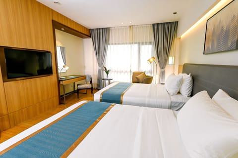 Deluxe Double or Twin Room | Premium bedding, minibar, in-room safe, individually decorated