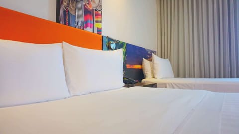 Room, Multiple Beds, Non Smoking | Egyptian cotton sheets, premium bedding, in-room safe, desk