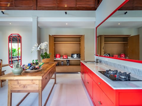 Heliconia  3 Bedroom Pool Villa | Private kitchen | Fridge, microwave, dishwasher, electric kettle