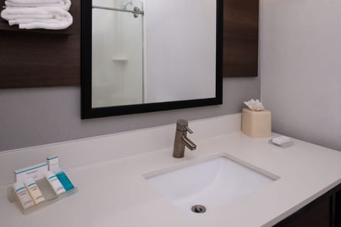 Two Queens | Bathroom | Combined shower/tub, free toiletries, hair dryer, towels