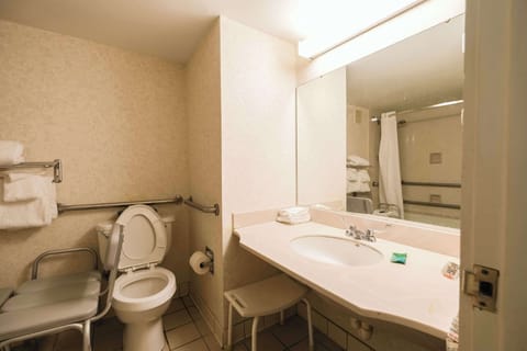 Handicap King Roll in Shower | Bathroom | Combined shower/tub, eco-friendly toiletries, hair dryer, towels