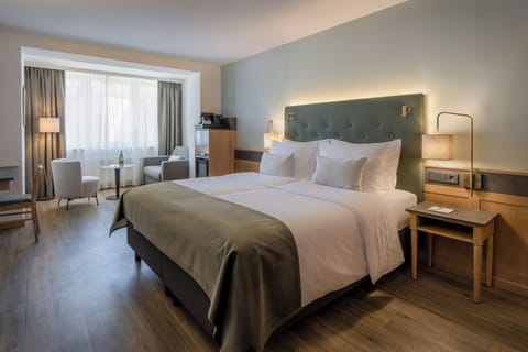 Deluxe Double Room | Hypo-allergenic bedding, minibar, in-room safe, desk