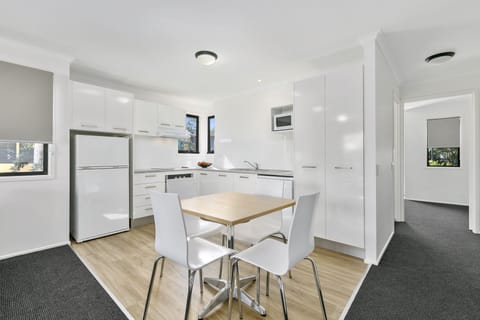 Deluxe Apartment | Private kitchen | Microwave, electric kettle, dining tables