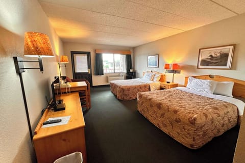 Superior Room, 2 Queen Beds, Non Smoking | Desk, iron/ironing board, free WiFi, bed sheets