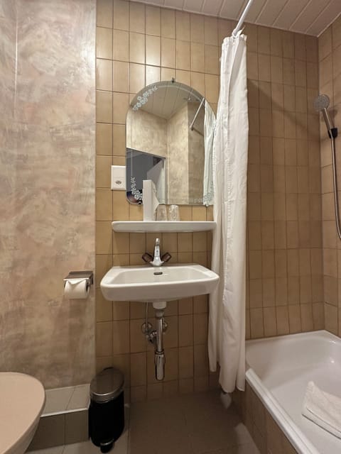 Standard Room, 1 Double Bed | Bathroom | Shower, hair dryer, towels, soap