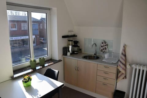 Apartment | Private kitchen | Fridge, microwave, oven, stovetop