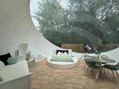 Family Tent, River View | Memory foam beds, blackout drapes, soundproofing, free WiFi