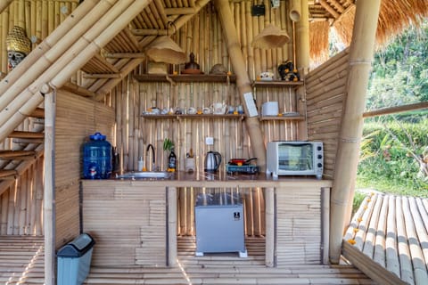 Bamboo Villa, 1 Bedroom | Private kitchen | Mini-fridge, electric kettle