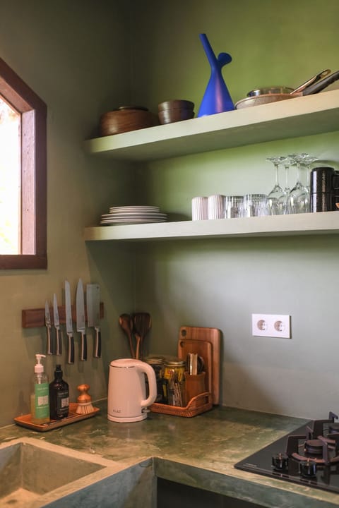 Villa, 1 Bedroom | Private kitchen | Mini-fridge, stovetop, coffee/tea maker, electric kettle