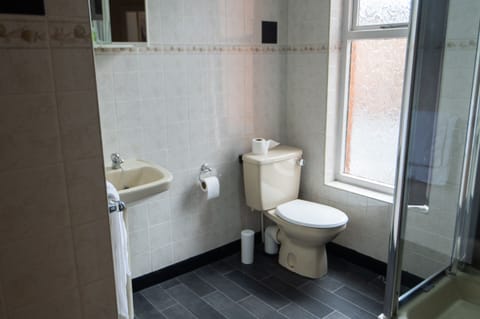 Standard Twin Room | Bathroom | Shower, free toiletries, hair dryer, towels