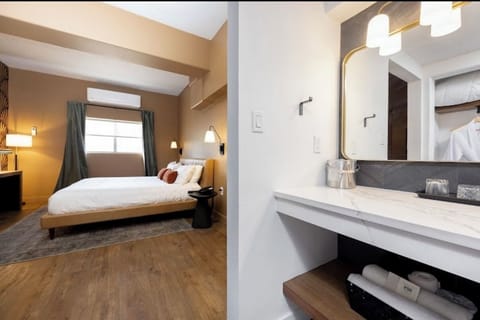 Deluxe Suite, 1 King Bed with Sofa bed | Premium bedding, down comforters, pillowtop beds, in-room safe