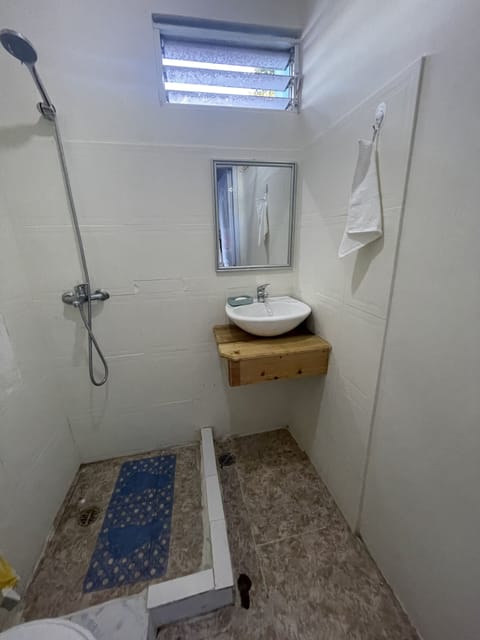 Basic Double Room | Bathroom | Shower, soap, toilet paper