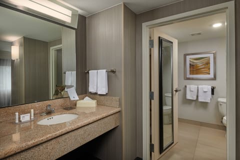 Suite, 1 Bedroom | Bathroom | Combined shower/tub, free toiletries, hair dryer, towels