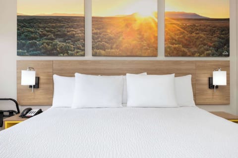 Room, 1 King Bed, Non Smoking | Desk, laptop workspace, iron/ironing board, free WiFi