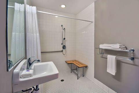 Standard Room, 1 Queen Bed, Accessible, Non Smoking | Accessible bathroom