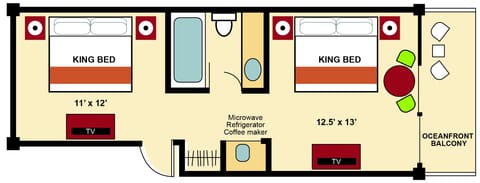 Standard Room | 1 bedroom, in-room safe, blackout drapes, free WiFi