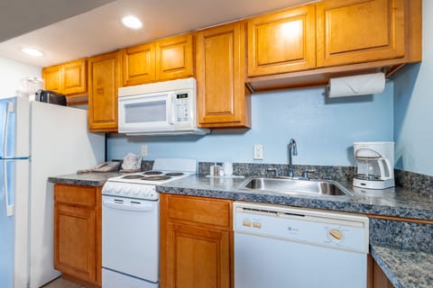 Standard Studio | Private kitchen | Full-size fridge, microwave, oven, stovetop