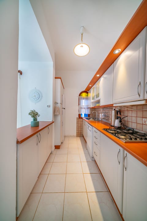 Economy Suite | Private kitchen | Full-size fridge, oven, dishwasher, electric kettle