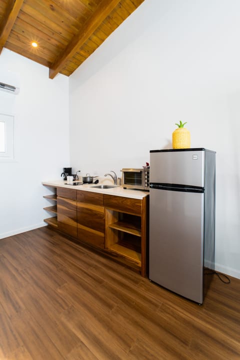 Suite 10 | Private kitchen | Fridge, coffee/tea maker, paper towels