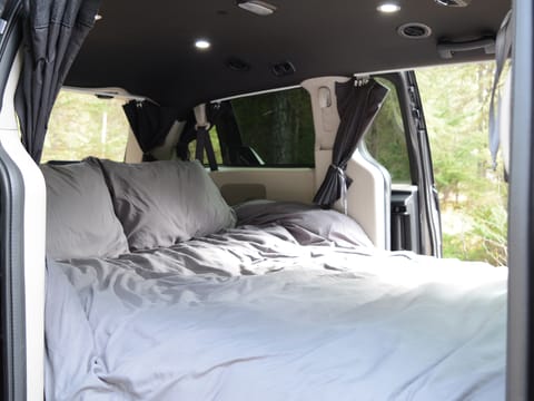 Get Lost Travel Van Interior Bed