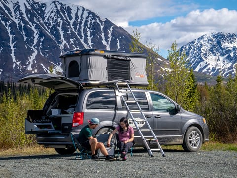 Get Lost Travel Van Ready to Camp