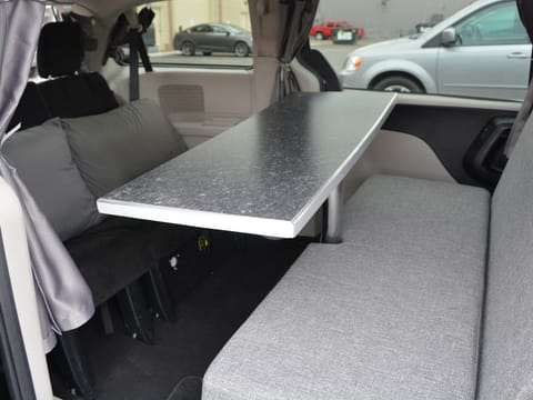 Get Lost Travel Van Interior Table