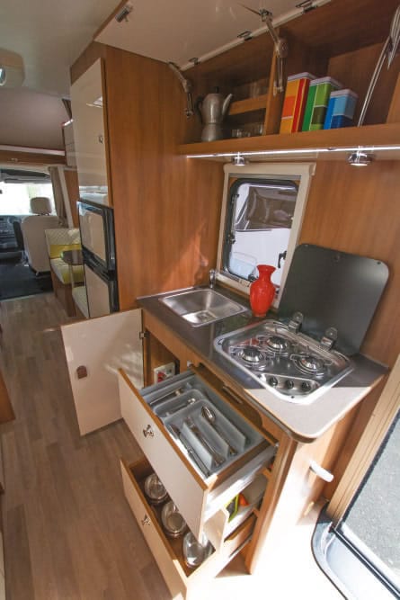 Hob & Sink, Kitchen storage space