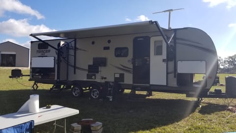 Fully Stocked Bunkhouse Tracer Air w Optional Golf Cart Towable trailer in Apopka