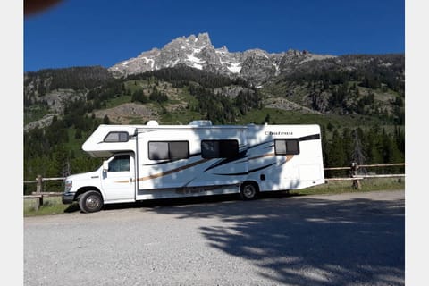 Our RV Dino at Grand Tetons