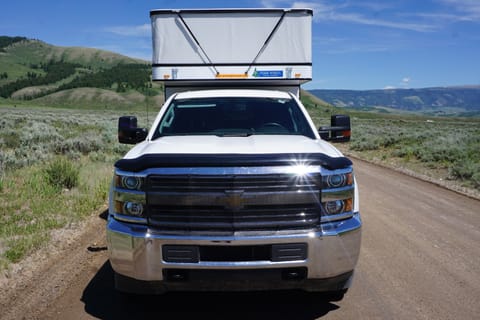 2021 Grandby Four Wheel Camper on Chevy Silverado Drivable vehicle in Jackson