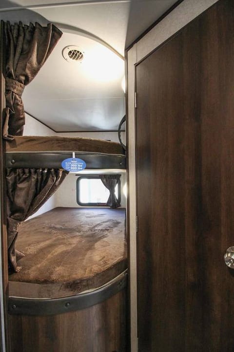 3/4 double sized bunks