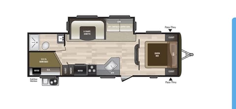 The floor plan for this unit.