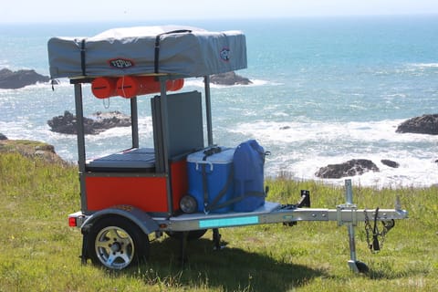 Compact Roof Top Tent Trailer is easily towable.