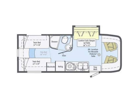 2014 Mercedes Benz Sprinter Winnebago View SAT Drivable vehicle in San Antonio