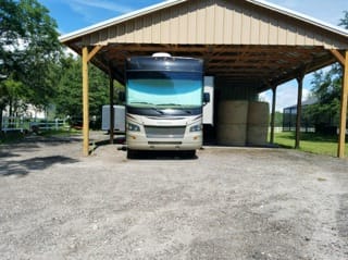 This is the front of the RV. Kind of reminds me of Optimus.